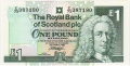Royal Bank Of Scotland Plc 1 And 5 Pounds 1 Pound, 30. 3.1999